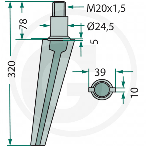 180RH37 Dinte grapa rotativa [1]