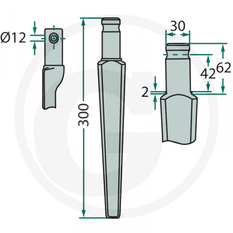 180RH27 Dinte grapa Pegoraro [1]