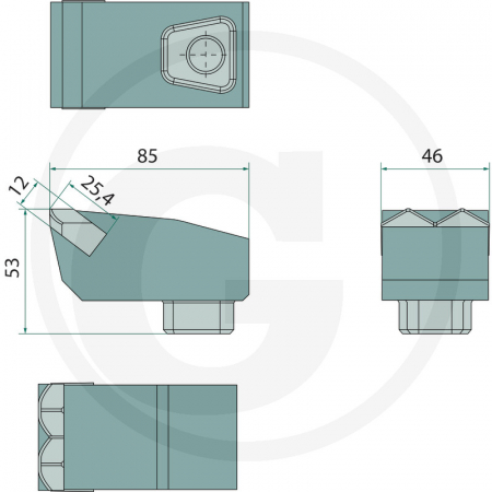 Dinte tocator forestier Agrimaster 3018831 12330428 3018831   [1]