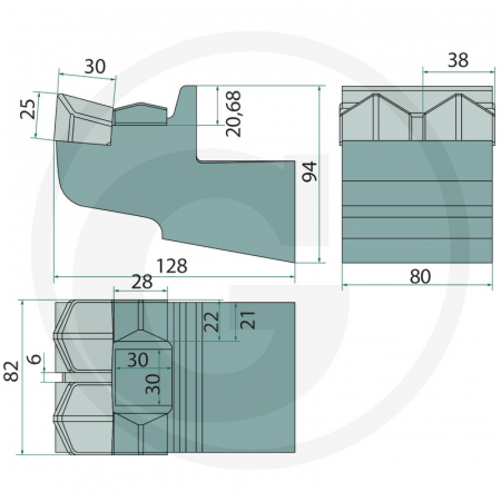 Dinte tocator forestier PTH 179726611 179726611   [2]