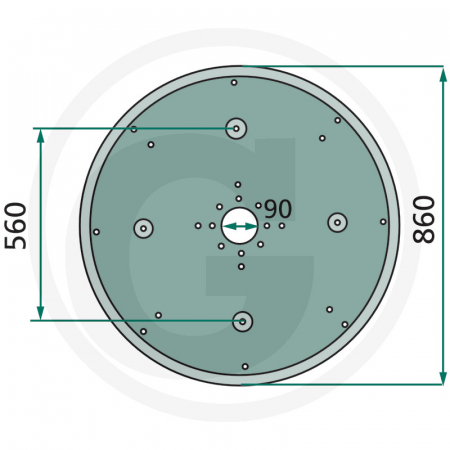 Disc cositoare Bellon 64705005F 64705005F   [1]