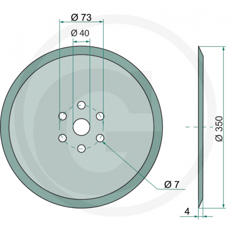 Disc semanatoare Horsch plat 56031 00310914 00310914 0310914   [1]