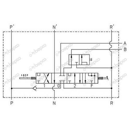 Distribuitor Case IH cu o maneta si flotant 69/7600-88   [1]