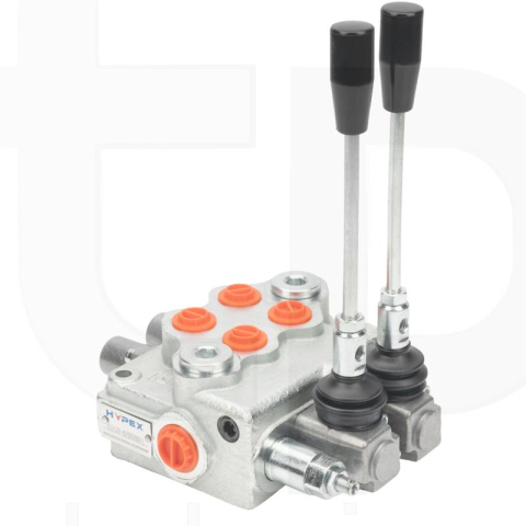 1.4.3. Distribuitoare - Distribuitor hidraulic, 2 manete, 4/3 cai, 45 l/min - Granit - cod 87002801 -tehnicapopan.ro