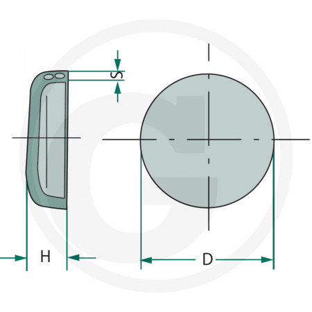 Dop chiulasa Ø52 mm 485443 52 934003R1 [1]