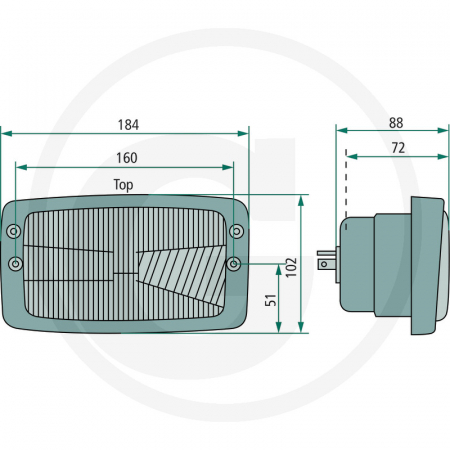 Far fata Steyr 1-34-172-007 1-34-172-045 1.34.172.045 134172007 134172045 IH134172045 27/189-59   [1]
