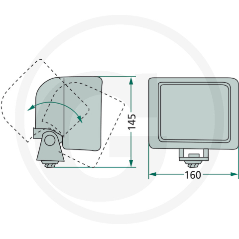 Far lucru 160x145x130x80 mm  44142 PC.02.001 Case-IH|Deutz-Fahr|Fendt|Fiat|Ford|Massey Ferguson|New Holland|John Deere|Linde|Still [2]