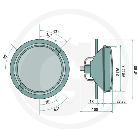 Far principal Deutz-Fahr 4326366 04326366 1A3 003 370-067 Deutz Fahr [2]