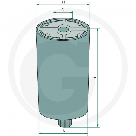 Filtru combustibil Case IH 12250289 739FS1242 3308638 FS0124200 FS1242   [1]