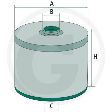 Filtru combustibil Massey Ferguson 8001018 122593700 7701200250 SK3829 SN145   [1]