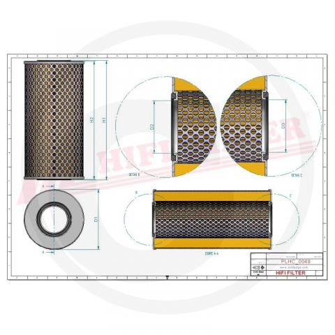 Filtru hidraulic Massey Ferguson 12 56721363661200067605 [1]