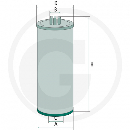 Filtru motorina 8001075 SK3216/1 2931449 02931449 PU815X SN70185   [1]
