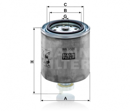 Fiat - Filtru motorina 565WK9029 1930581 WK9029  