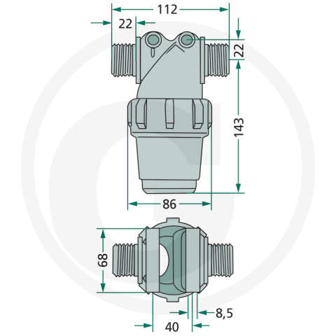 Filtru pompa erbicidat 3224043  [1]
