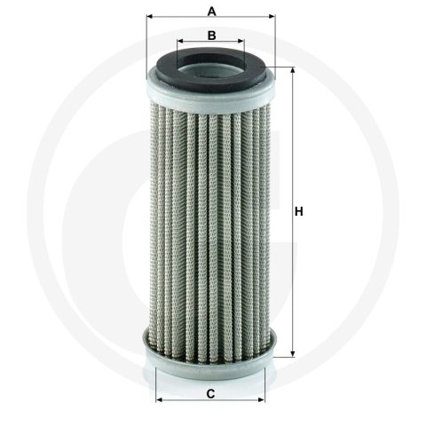 Filtru servo directie Fiat, Case IH, New Holland, 47 x 100 mm, HD 5004 | Tehnica Popan [1]