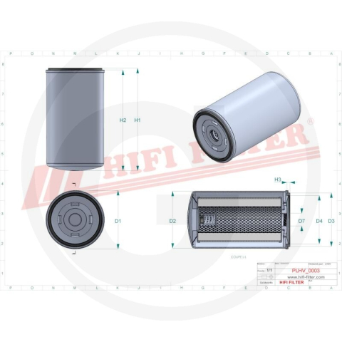 Filtru ulei Perkins  SH 70014, 119-4740, 471-7003 Caterpillar|Jungheinrich|Manitou|Massey Ferguson|New Holland [1]