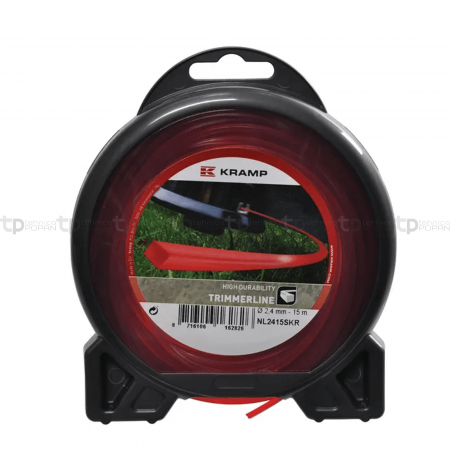 4.2.1. Scule pentru gradinarit - Fir de taiere 2.4mm / 15m - patrat 8716106162741