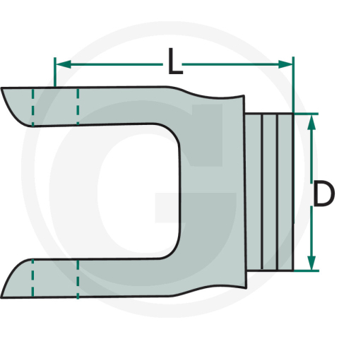 Furca cardan 30.2x91.5 mm B6 P9 300-6654  [1]