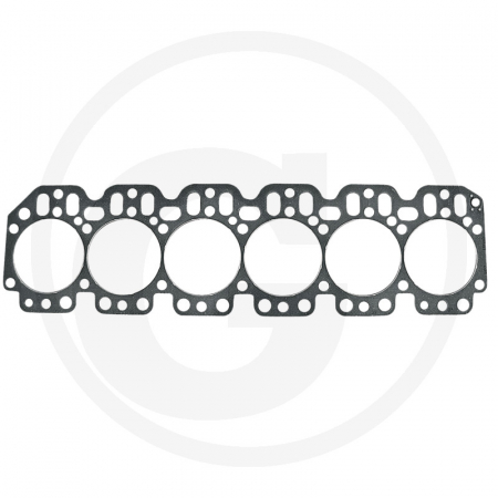 Tipuri de tractoare: 3030, 3130, 3040, 3140, 3640, 4030, 4050, 4040, 4040S, 3050, 3350, 3650, 6600, 6800, 6900, 6506 Tipuri de motoare: 6059T, 6068D/T, 6329D, 6359D/T, 6466D - Garnitura chiulasa John Deere 6 pistoane Ø 119mm 2680243R HCNR114157 JXR114157 R114157 R56574 R59449 R63527 R64153 R73429 R80243 R80244 R91880 R92426 TR92426  