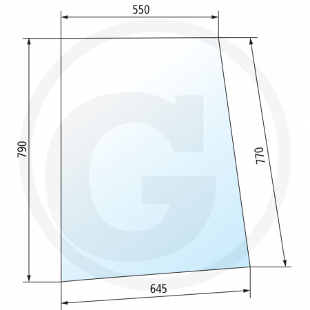 Tipuri de tractoare: L 60, 65, 75, 85, 95 - Geam lateral 650886561 89861003  