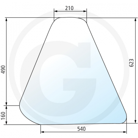 Tipuri de tractoare: 580, 680, 780, 880, 980, 1180, 1280, 1380, 1580, 70-90, 80-90, 90-90, 100-90, 115-90, 130-90, 140-90, 160-90, 180-90, 70-88, 80-88; Cabina: CS 2, 3, 4, 5, 6, 8, 9 - Geam lateral (stanga) 650886494 5120190  
