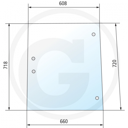 Tipuri de tractoare: Explorer, Antares 100; Cabina: Explorer 55, 60, 70, 75, 80, 90 - Geam lateral 650884103 0.9231.214.0