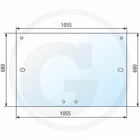 Tipuri de tractoare: 8060, 8070, 8080, 8090, 8100, 8110, 8120, 8130; Cabina: SK II cu 2 usi - Geam spate 650885719 1-34-371-215  