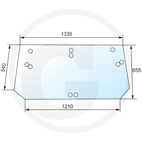 Diverse - Geam spate Case-IH CS  I1-34-671-092, 1-34-671-092 Case-IH|New Holland|Steyr