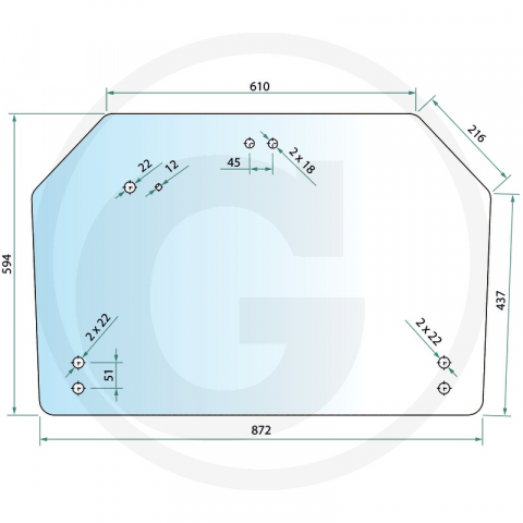 Tipuri de tractoare: JX 55, 60, 65, 70, 75, 80, 85, 90, 95 - Geam spate Case-IH - Farmall 65A-115A, Farmall JX  12 650021334059139489084