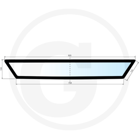 Diverse - Geam spate inferior Same Explorer  .011.0802.010, 0.011.0802.010, 0.011.0802.0/10 Deutz Fahr|Hurlimann|Lamborghini|Same