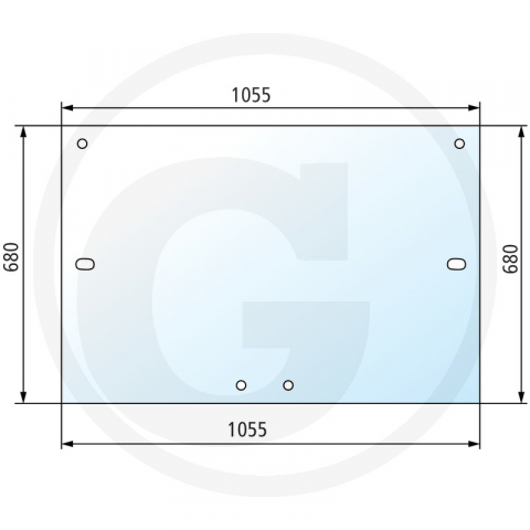 Tipuri de tractoare: 8060, 8070, 8080, 8090, 8100, 8110, 8120, 8130; Cabina: SK I cu 1 usa - 650885719 Geam spate Steyr