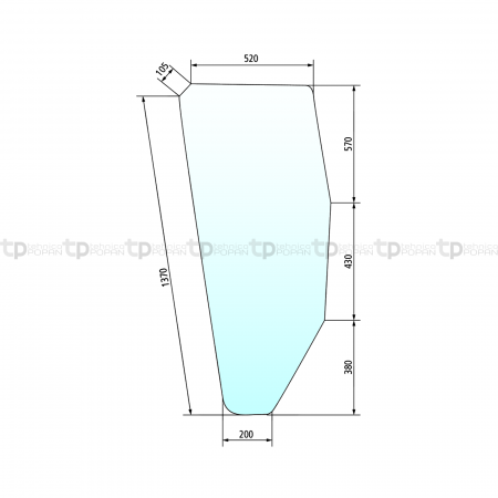 Tipuri de tractoare: 580, 680, 780, 880, 980, 55-88, 60-88, 65-88, 70-88, 80-88, 55-90, 60-90, 65-10, 70-90, 80-90; Cabina: CS 7, 11, 12, 14, 15 - Geam usa Fiat dreapta (tesit) 650885881 5125038  