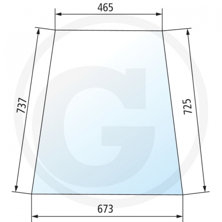 Tipuri de tractoare: Favorit 610, 611, 612, 614, 615 - Geam usa 650S5500210340 275500210340  