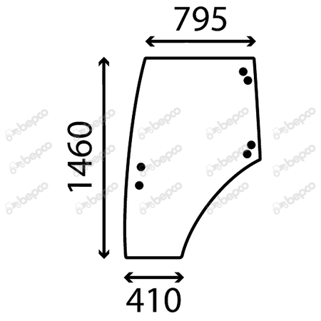 Diverse - Geam usa stanga Landini