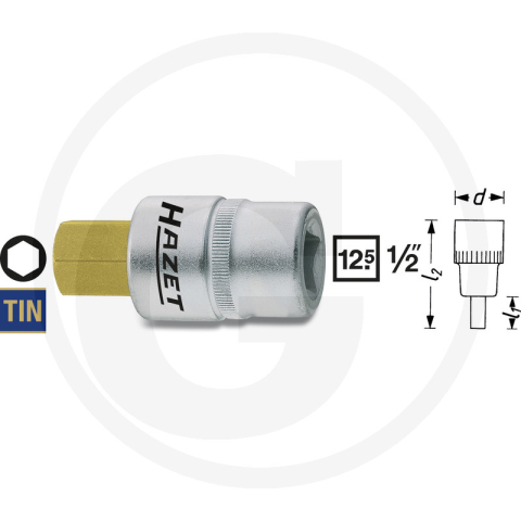 3.4. Scule - Imbus Hazet 1/2"-6 mm 986-6 Hazet