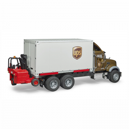 Camion curierat UPS Mack Granite cu stivuitor [1]