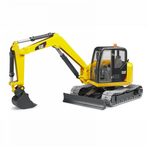 7.8. Utilaje de Construcții - Jucarie - Excavator Caterpillar mini cu senile 02456 Bruder 02456  