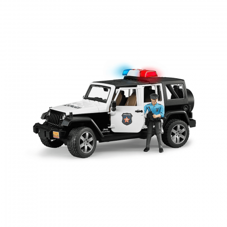Jucarie - Masina de politie Jeep Wrangler Unlimited Rubicon 02526 Bruder 02526 [0]
