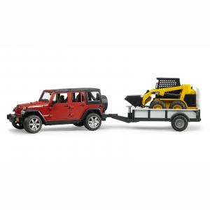 Mașină de teren Jeep Wrangler cu 1 ax + încărcător compact Cat 02925 [6]