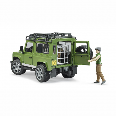 Jucarie - Masina de teren Land Rover Defender cu padurar 02587   [2]
