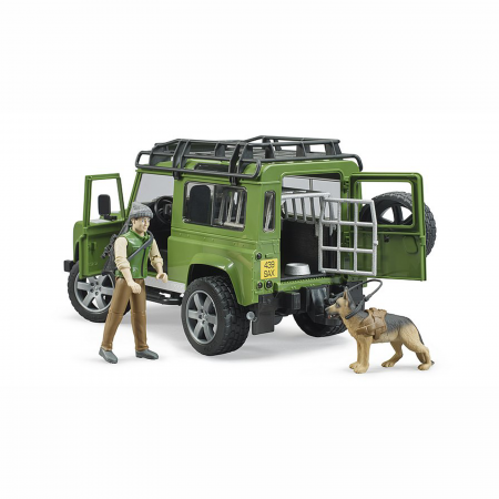 Jucarie - Masina de teren Land Rover Defender cu padurar 02587   [3]