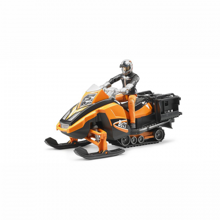 7.  TP Toys - Jucarii - Jucarie - Snowmobil cu sofer si accesorii 63101 Bruder 63101  