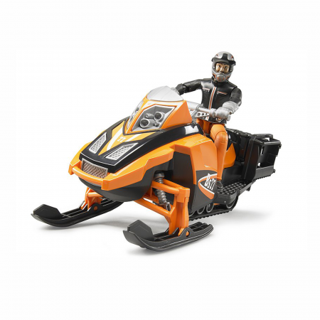 Jucarie - Snowmobil cu sofer si accesorii 63101 Bruder 63101   [1]