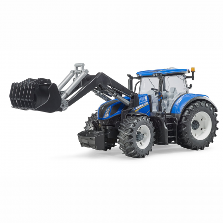 7.6. Tractoare & Utilaje Agricole - Tractor New Holland T7.315 cu Incarcator Frontal 03121 Bruder 03121  