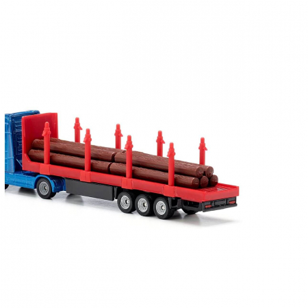 Jucarie - Camion MAN cu remorca de transport lemne 1659 Siku 1:87 01659 [6]