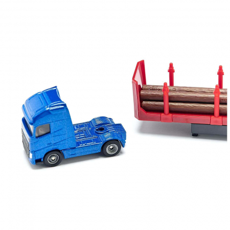Jucarie - Camion MAN cu remorca de transport lemne 1659 Siku 1:87 01659 [3]