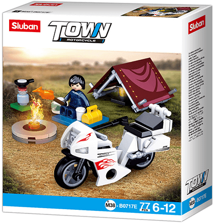 7.21. Sluban - Jucarie - Motociclist camping M38-B0717E Sluban M38-B0717E