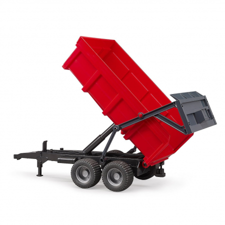 7.14. BRUDER - Jucarie - Remorca basculabila rosie 02211  