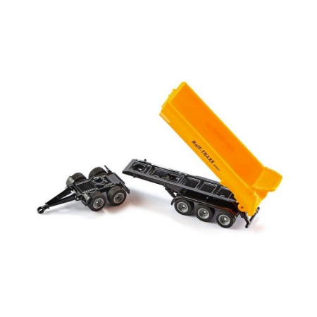 Jucarie - Tractor JCB 8250 cu remorca basculabila 1858 Siku 1:87 01858 [8]