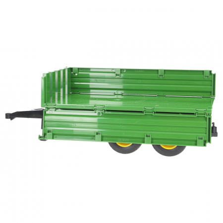 Jucarie - Tractor John Deere 7R 350 cu incarcator frontal si remorca 03155 Bruder 1:16 03155 [3]